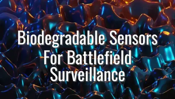 Biodegradable Sensors For Battlefield Surveillance - biodegradable battlefield sensors